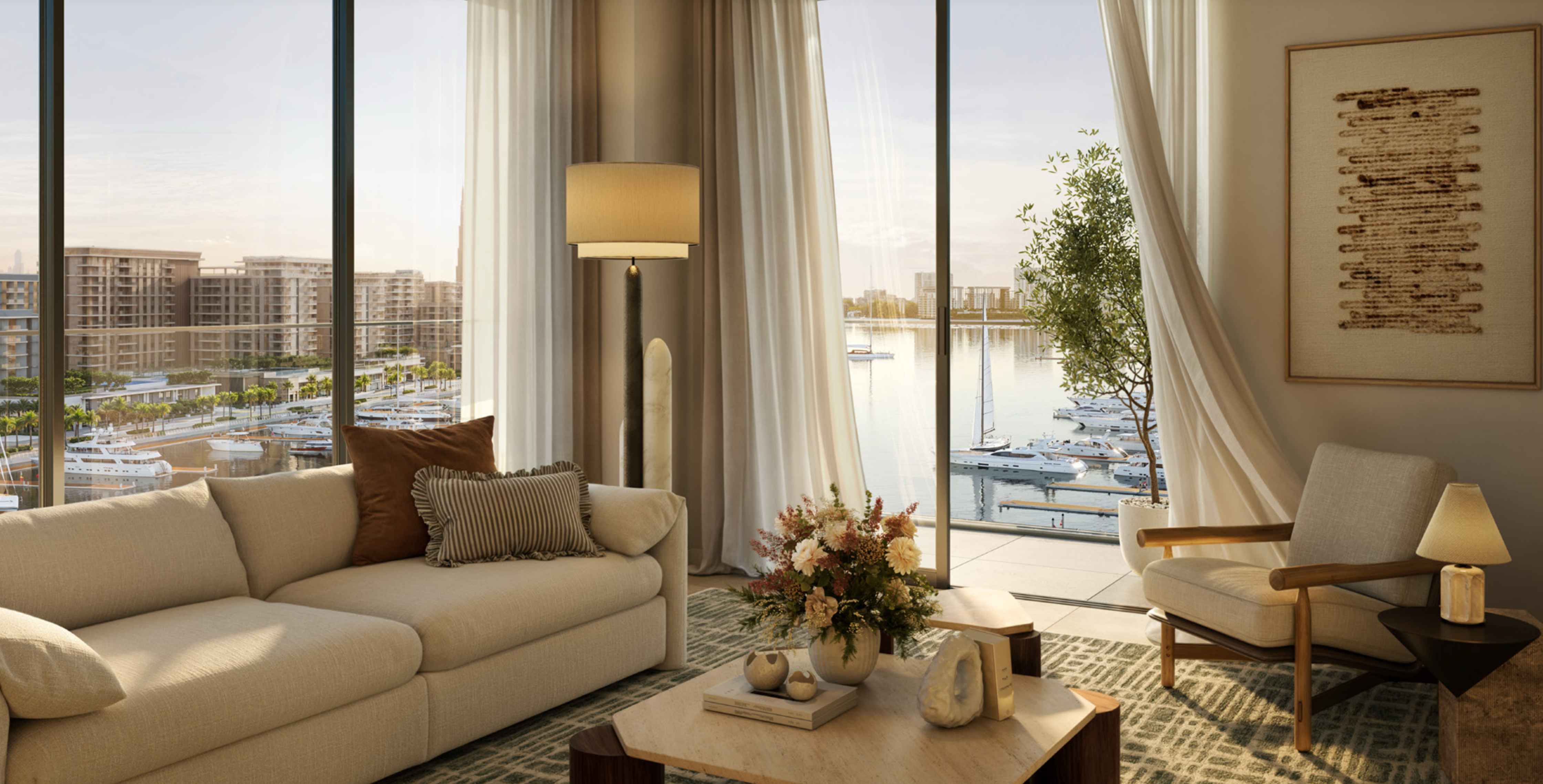 AUREA luxury interior design with premium finishes and modern furnishings
